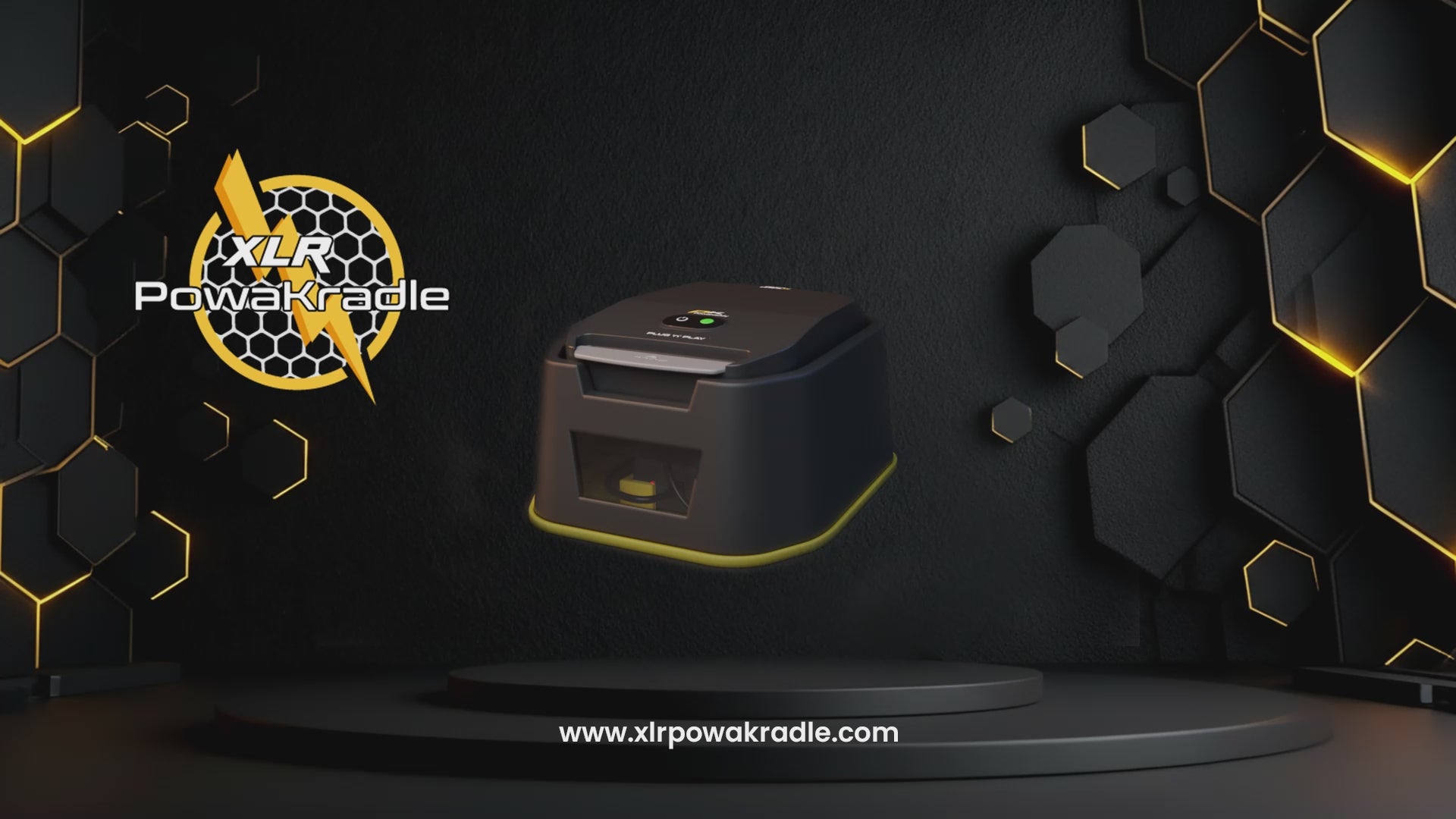 Load video: XLR PowaKradle Promotional Video